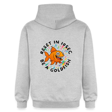 Laden Sie das Bild in den Galerie-Viewer, Reset in 10 sec – Be a Goldfish | Hoodie - Hellgrau meliert