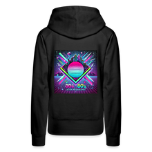 Laden Sie das Bild in den Galerie-Viewer, &quot;Neon Rebellion&quot; Hoodie – Zieh an, was andere nicht mal verstehen - Schwarz
