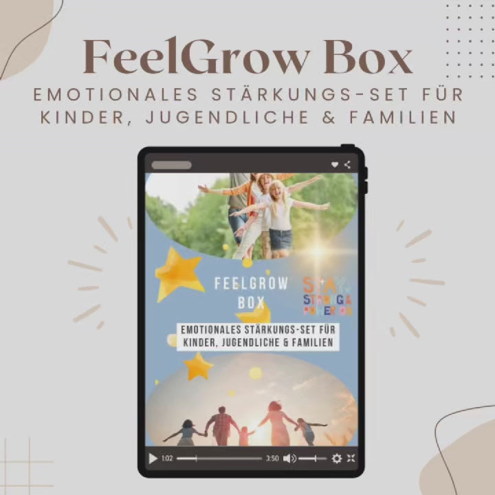 FeelGrow Box – Emotionales Stärkungs-Set für Kinder, Jugendliche & Familien