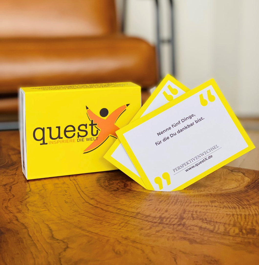 questX® INSPIRIERE DIE WELT - PERSPEKTIVENWECHSEL